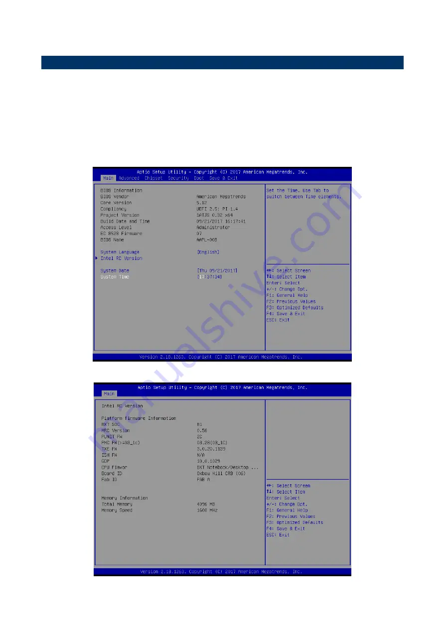 Avalue Technology ARC-15W33 Quick Reference Manual Download Page 56