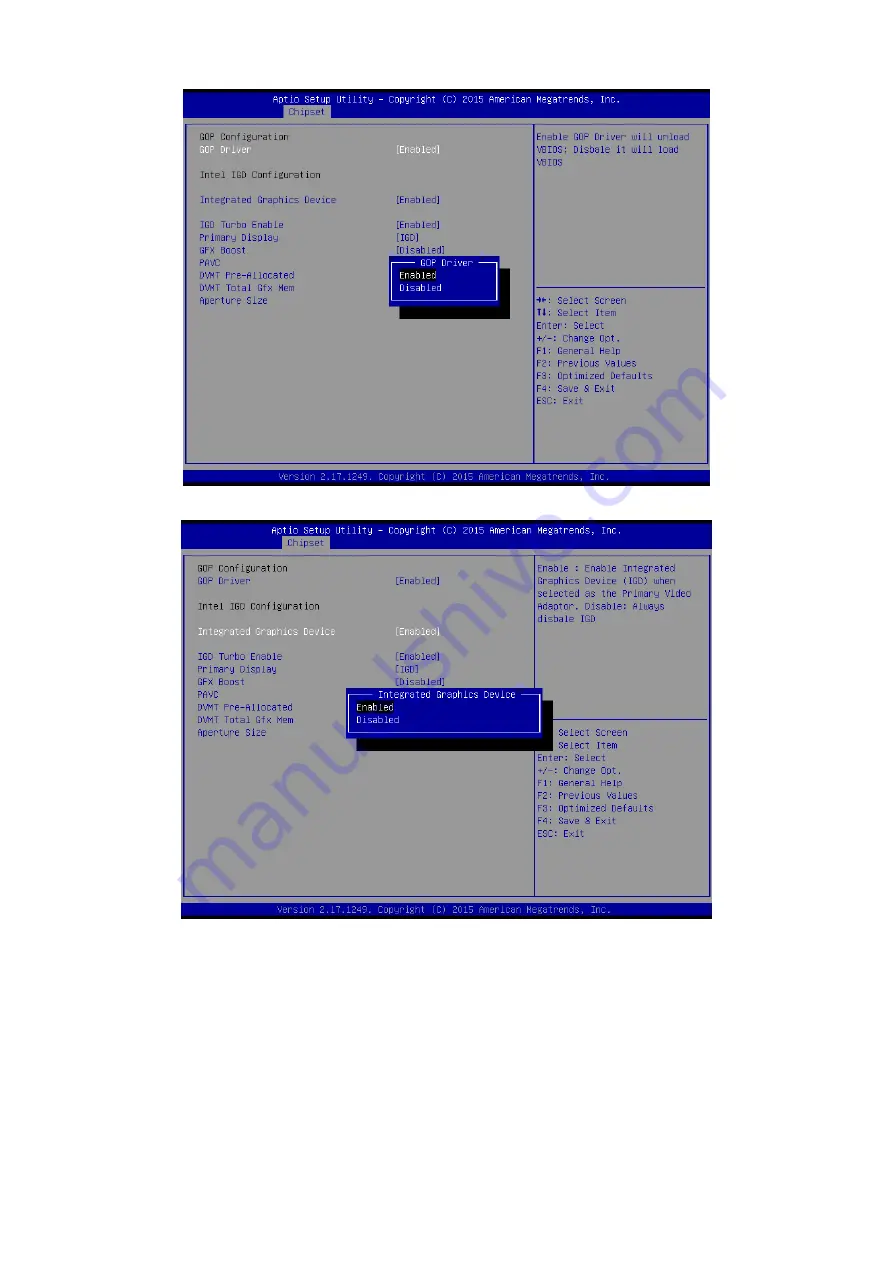 Avalue Technology ARC-1709 Quick Reference Manual Download Page 97