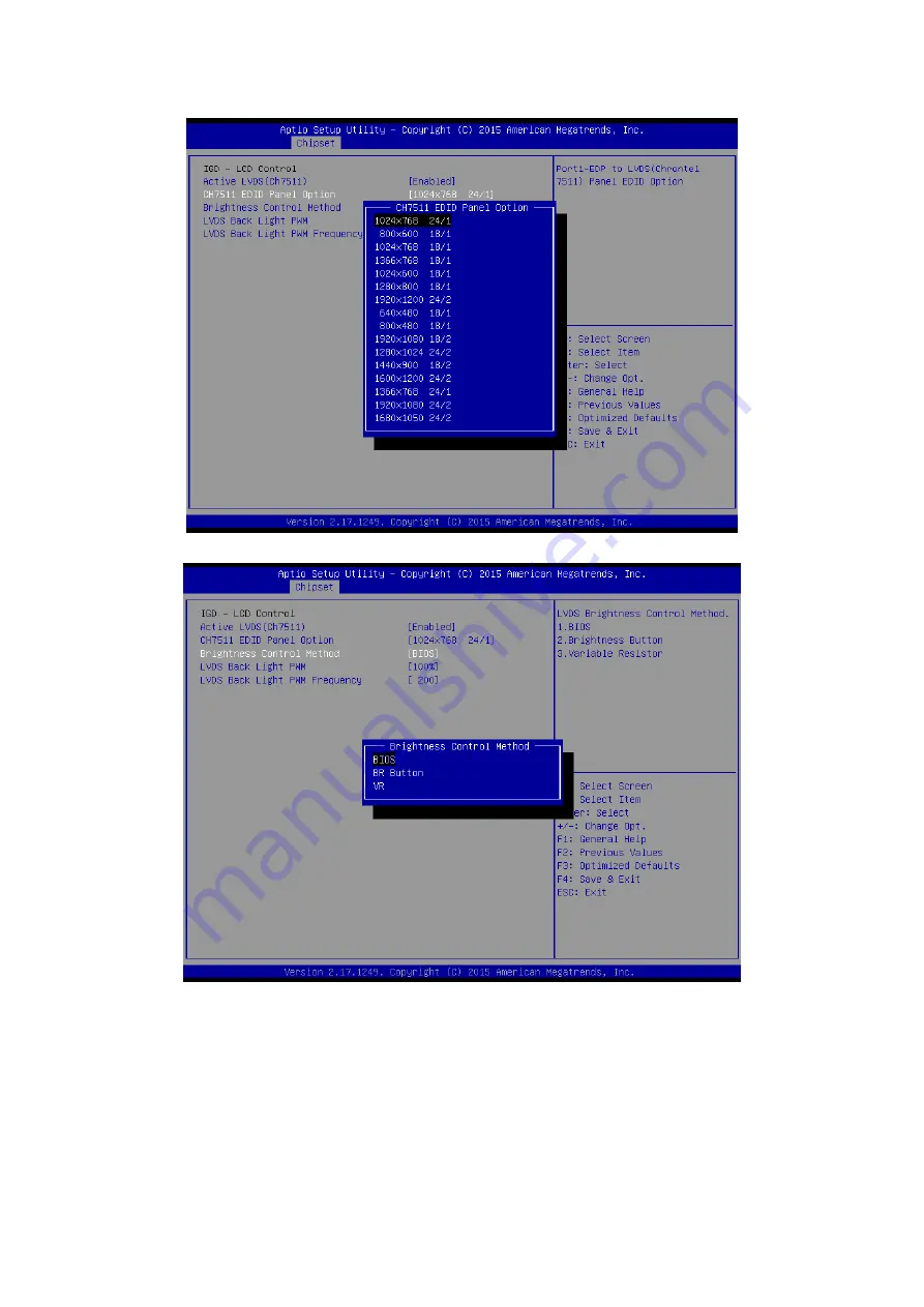 Avalue Technology ARC-1709 Quick Reference Manual Download Page 103