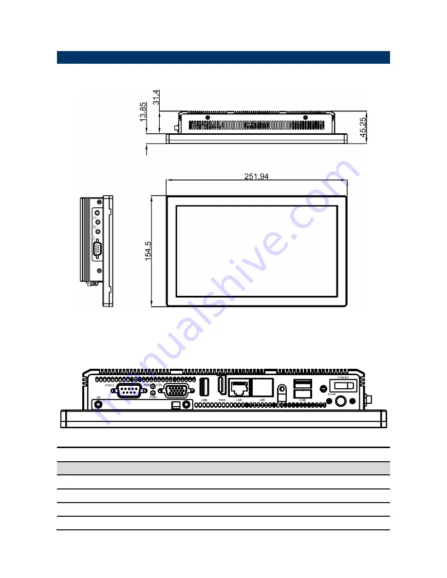 Avalue Technology BFC-10W7 Quick Reference Manual Download Page 5