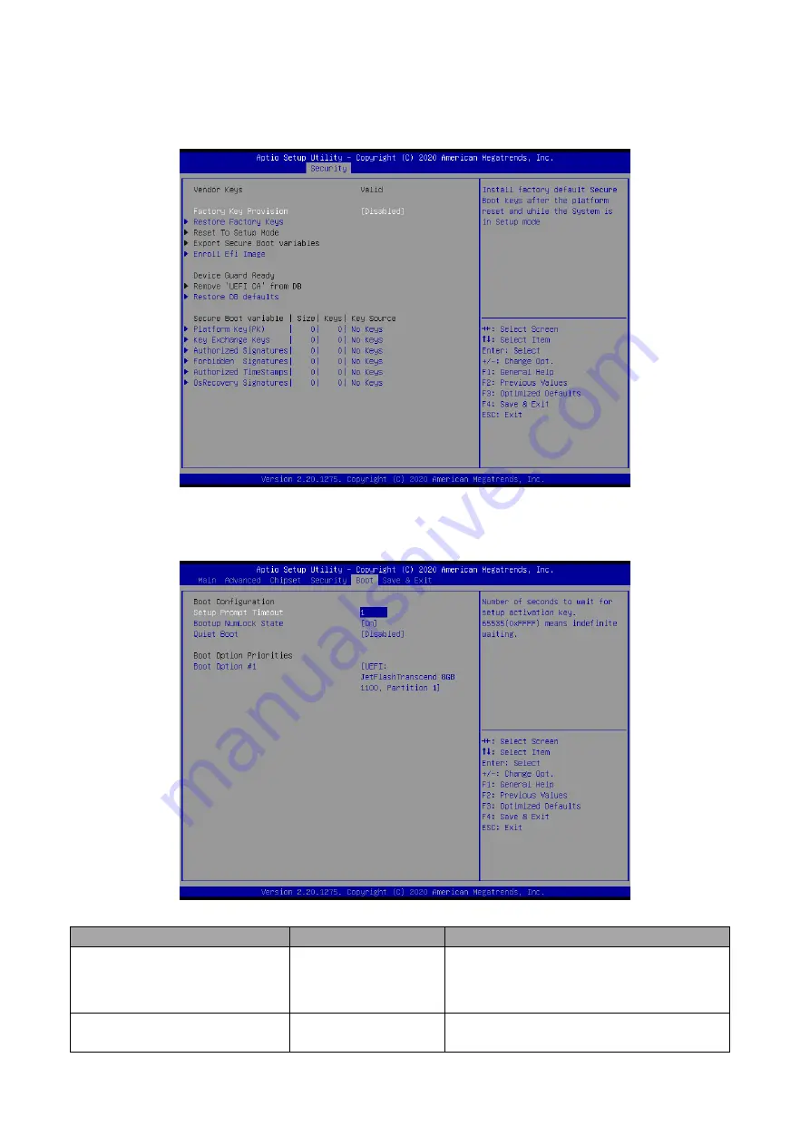 Avalue Technology BMX-T550 Quick Reference Manual Download Page 47