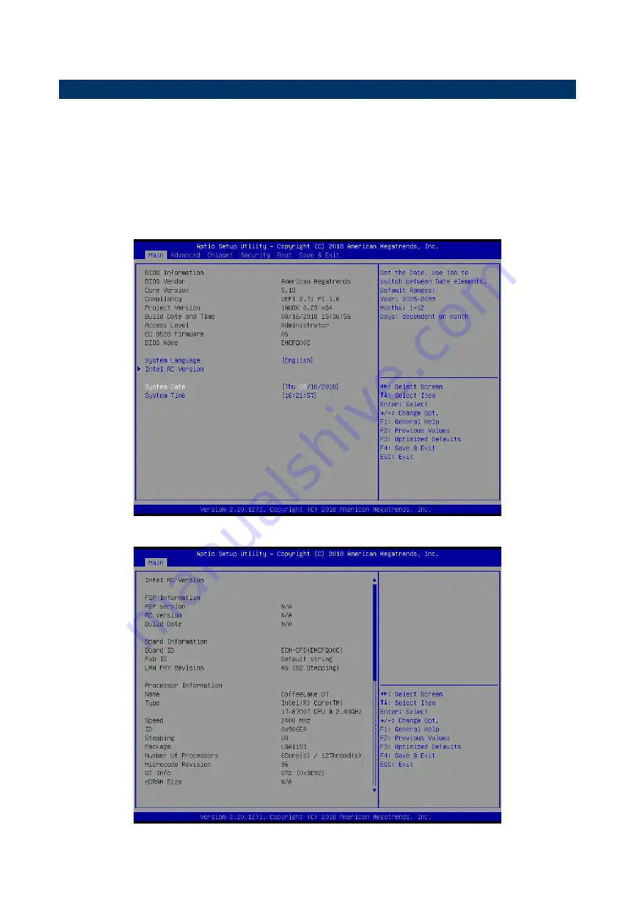 Avalue Technology ECM-CFS User Manual Download Page 33