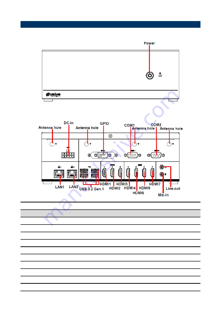 Avalue Technology EGS-MX1 Quick Reference Manual Download Page 11