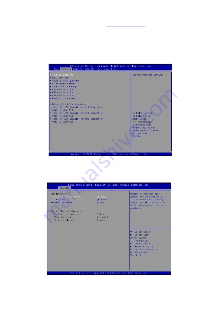 Avalue Technology EMX-ZXEDP User Manual Download Page 42