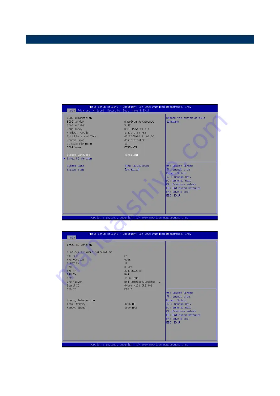 Avalue Technology OFP-15W33 Quick Reference Manual Download Page 64