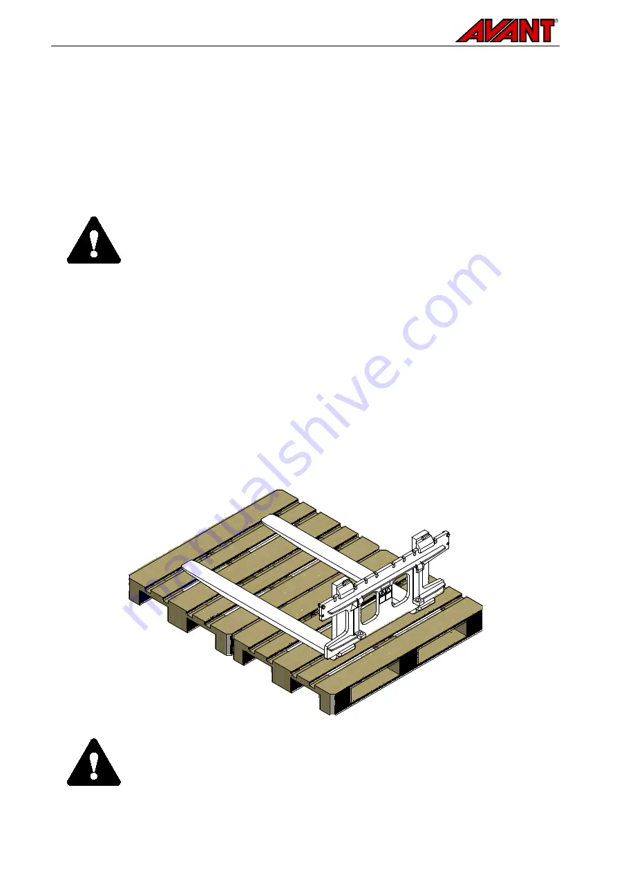 AVANT A21039 Operator'S Manual For Attachment Download Page 32