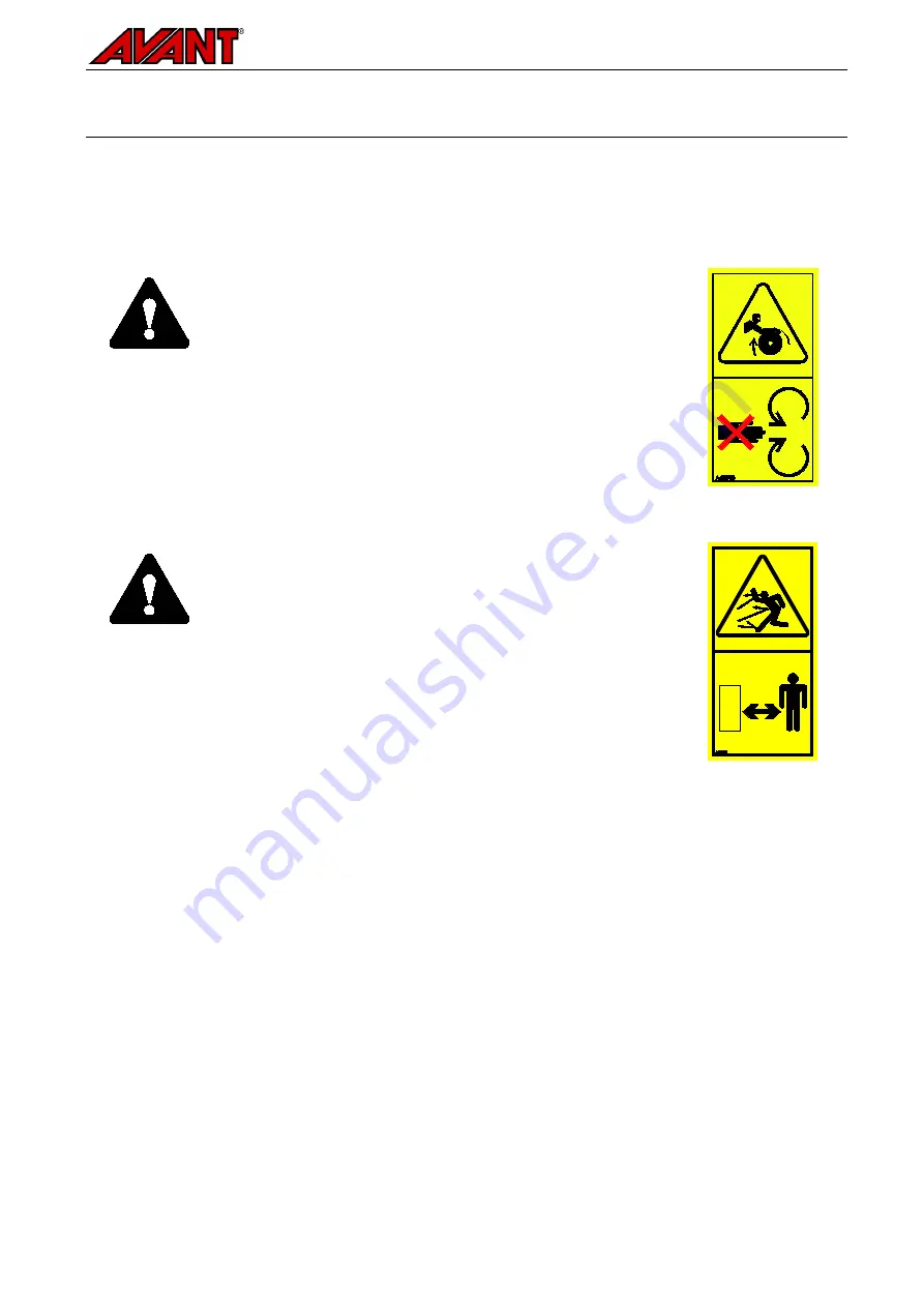 AVANT A2971 Operator'S Manual For Attachment Download Page 15