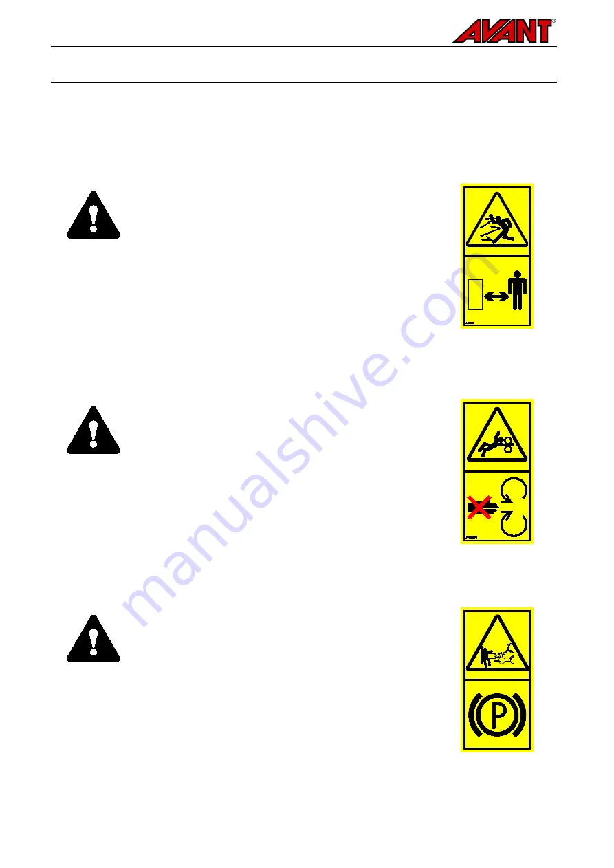 AVANT A37265 Operator'S Manual For Attachment Download Page 16