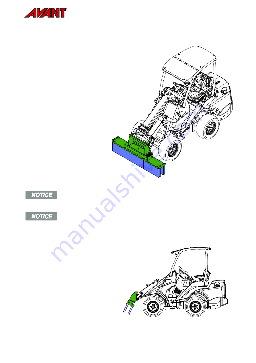 AVANT A437121 Operator'S Manual For Attachment Download Page 15