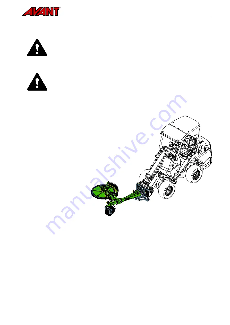 AVANT A440199 Operator'S Manual For Attachment Download Page 19