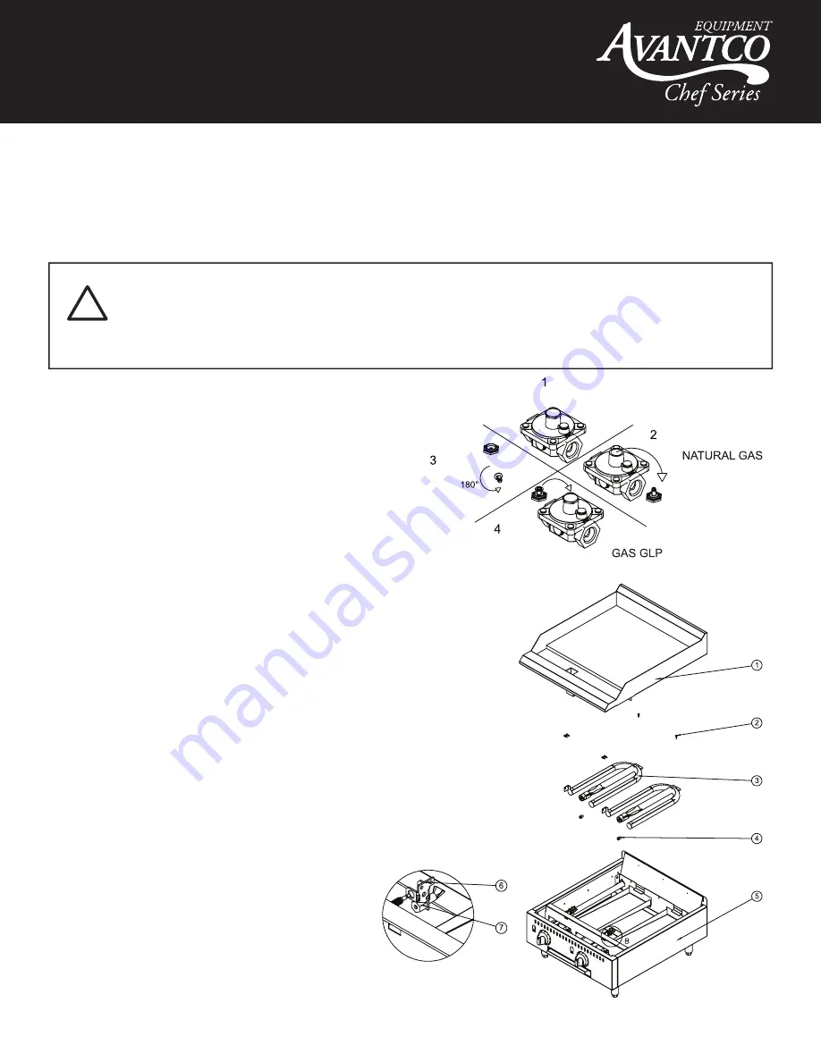 Avantco Equipment 177CAG15MG User Manual Download Page 8