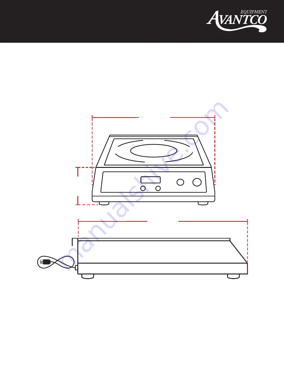 Avantco Equipment 177IC3500 User Manual Download Page 8