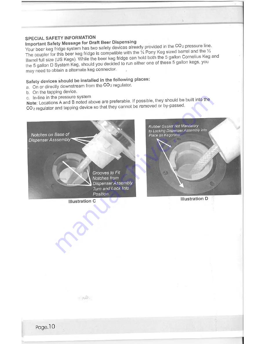 Avantco BKF-11 Instruction Manual Download Page 10