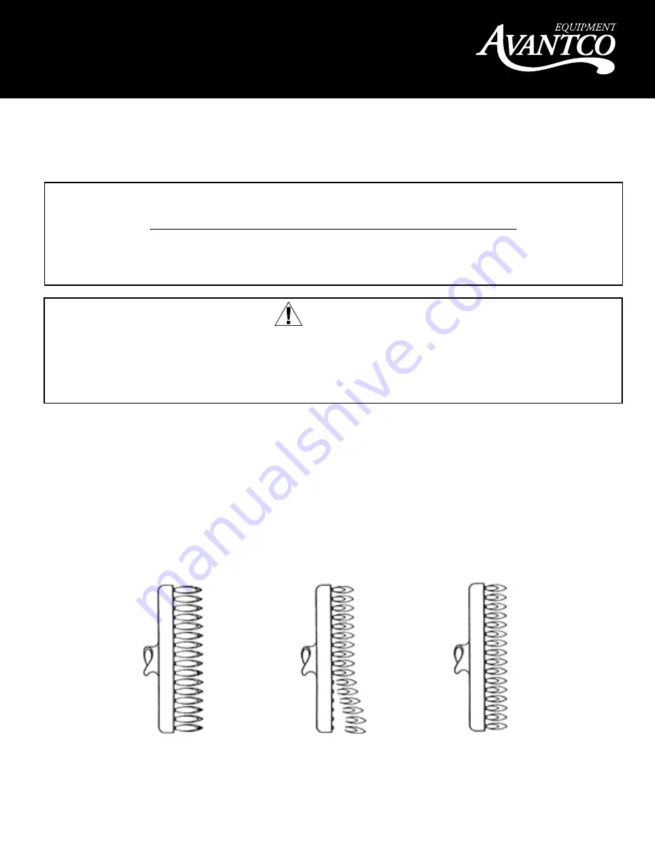 Avantco FF300 User Manual Download Page 14