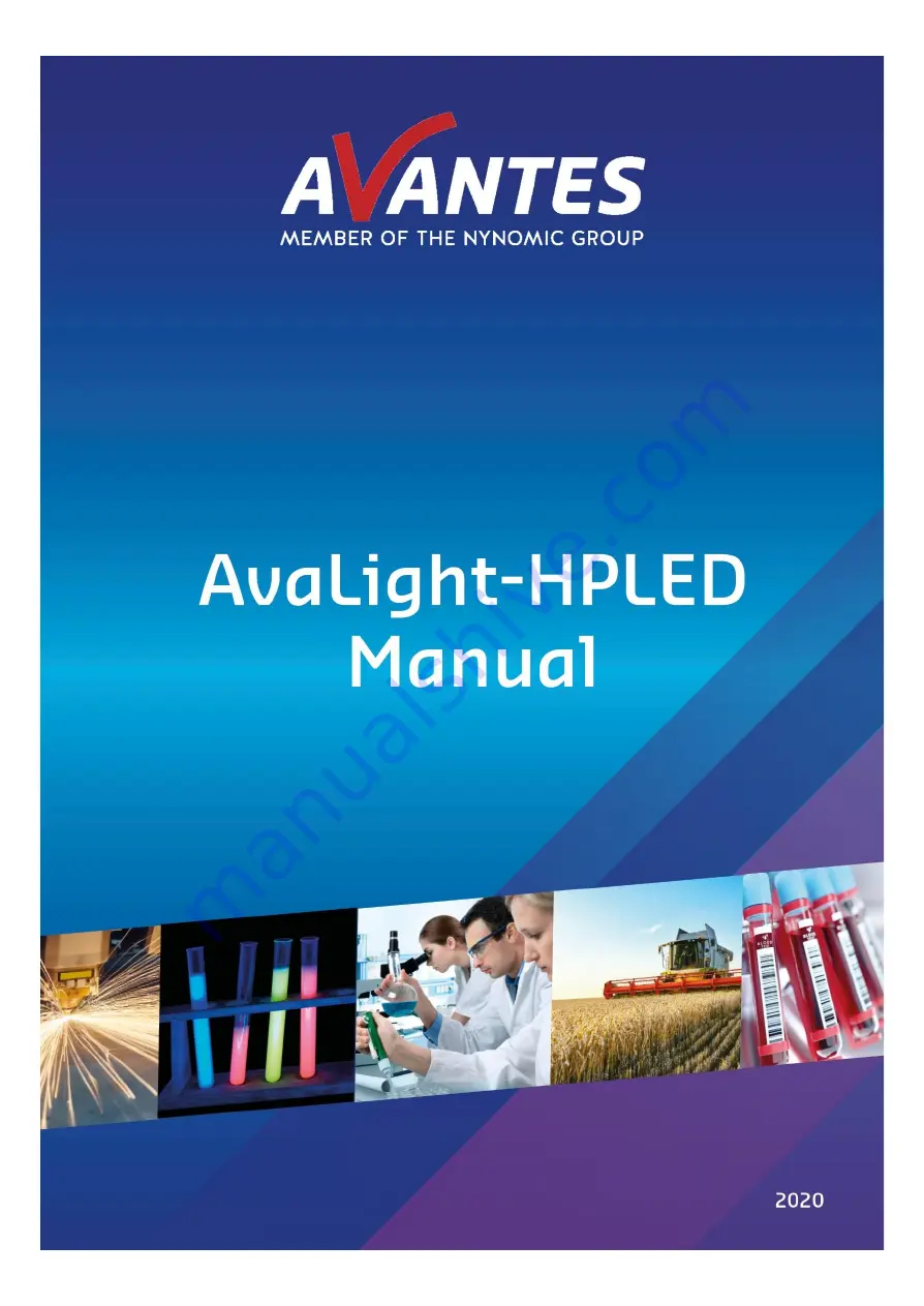 Avantes AvaLight-HPLED Manual Download Page 1