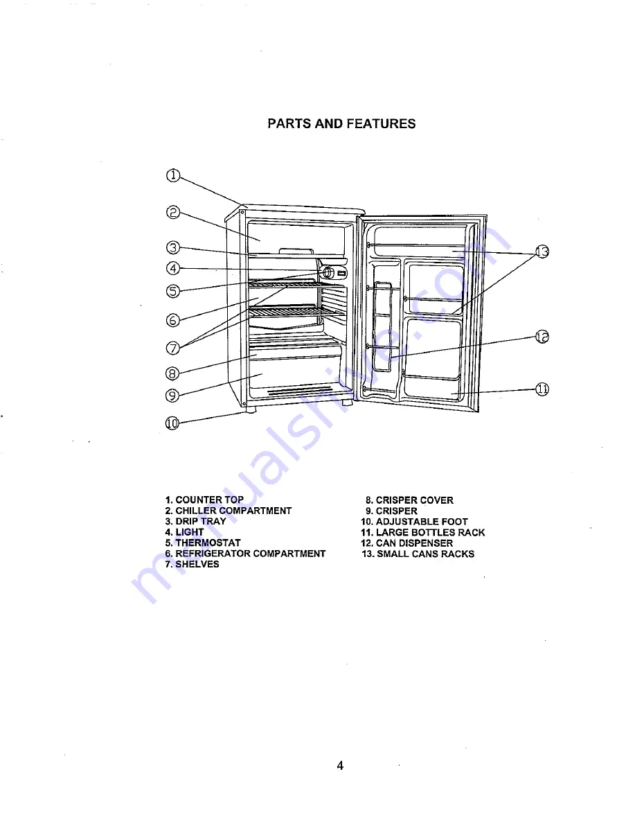 Avanti 445YW-1 Instruction Manual Download Page 5