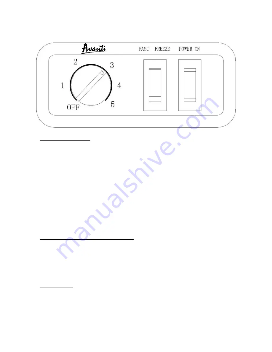 Avanti CFC86F0WG Instruction Manual Download Page 18