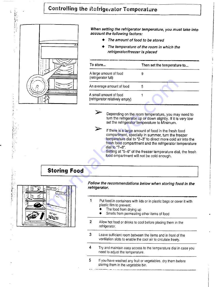 Avanti DELUXE FROST FREE FF-97R Instruction Manual Download Page 11