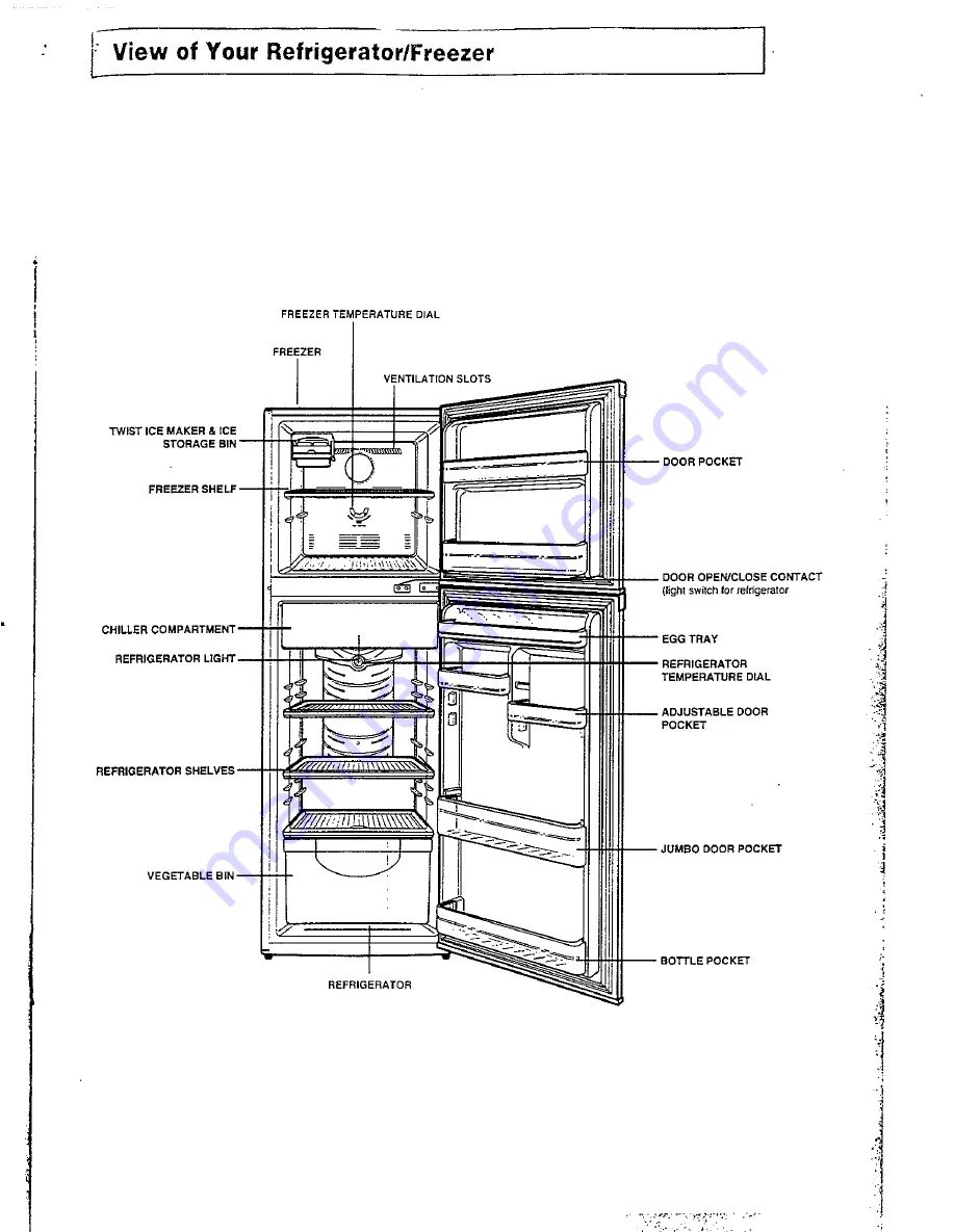 Avanti DELUXE FROST FREE FF-97R Instruction Manual Download Page 18