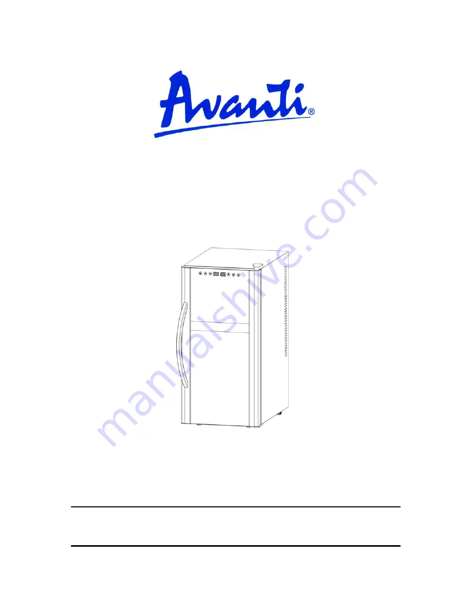 Avanti EWC1801DZ Instruction Manual Download Page 1