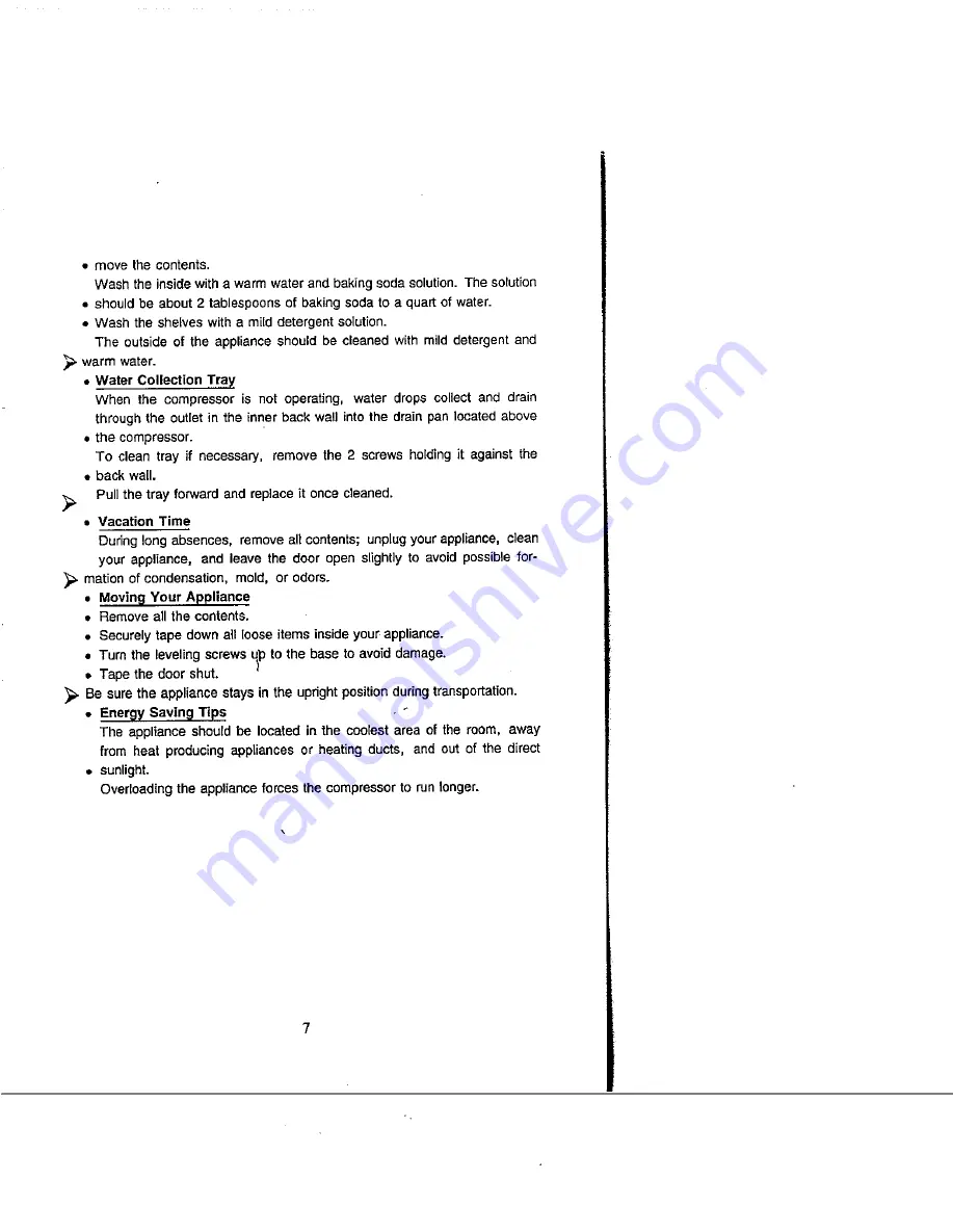 Avanti N252BG Instruction Manual Download Page 9