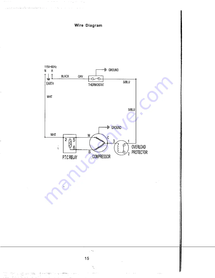 Avanti RM171W Instruction Manual Download Page 15