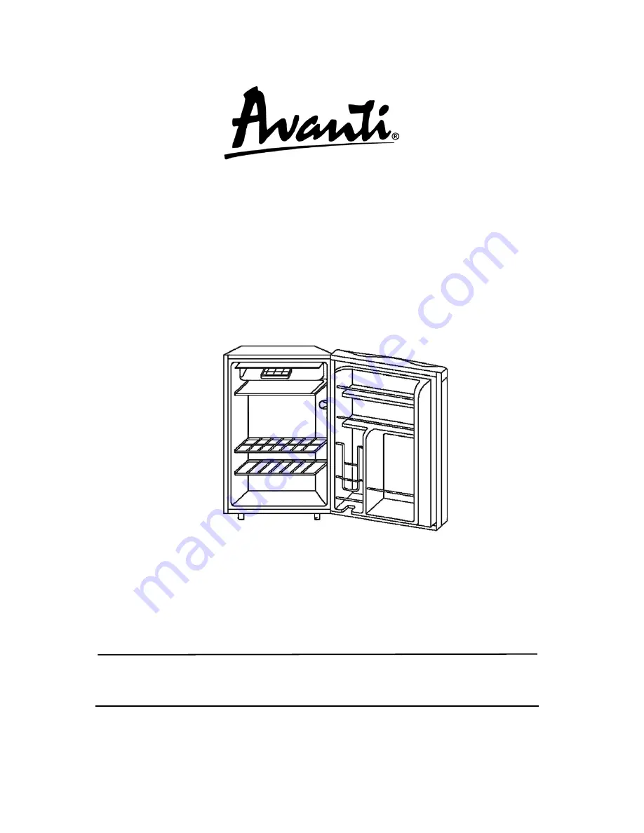 Avanti RM4550W-2 Скачать руководство пользователя страница 1