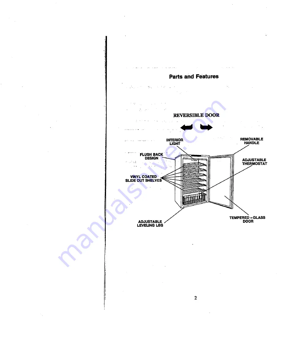 Avanti Town Tavern WC491BG Instruction Manual Download Page 3