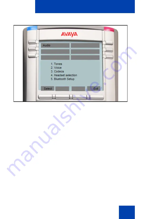 Avaya 1040E User Manual Download Page 107