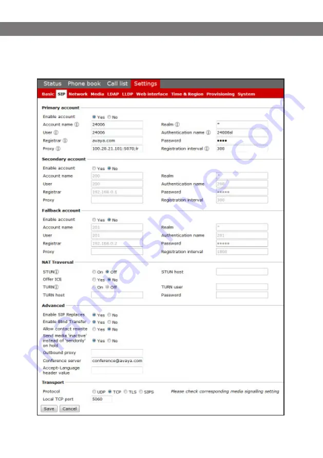 Avaya B179 SIP Скачать руководство пользователя страница 24