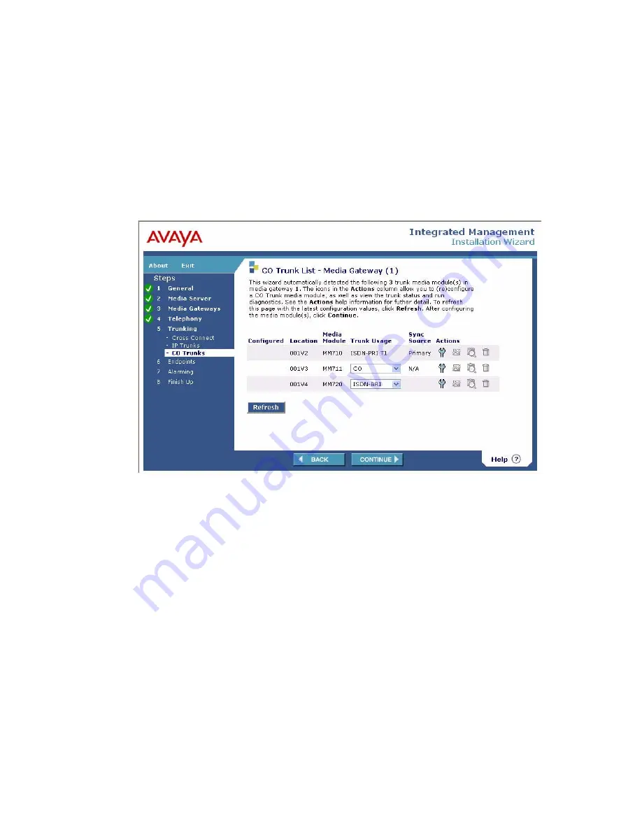 Avaya G700 Installing And Upgrading Download Page 162