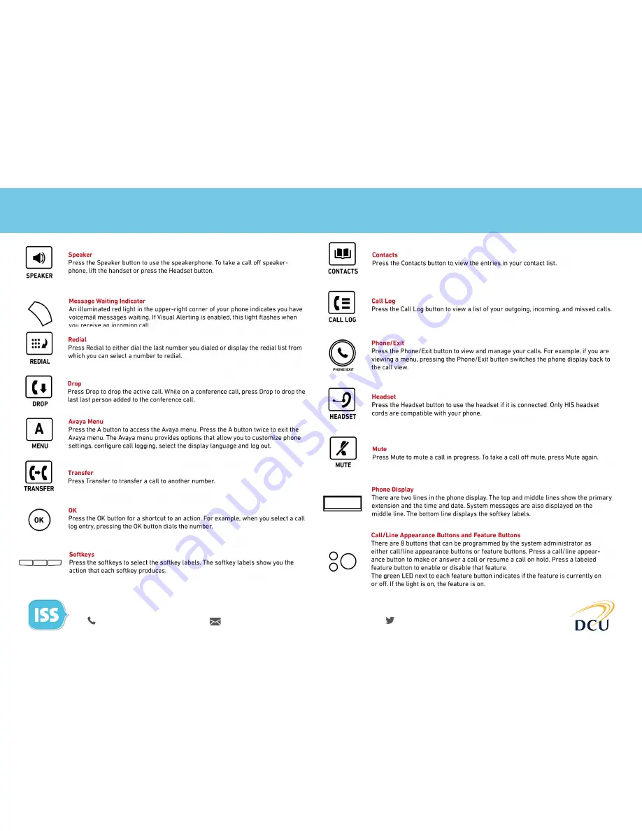 Avaya one-X Deskphone Value Edition 1608 User Manual Download Page 2