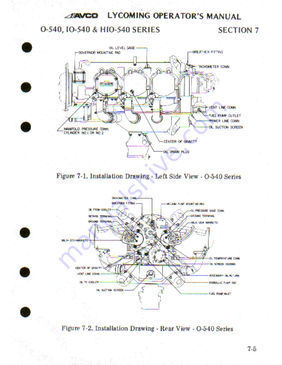 Avco Lycoming HIO-540 Series Скачать руководство пользователя страница 94