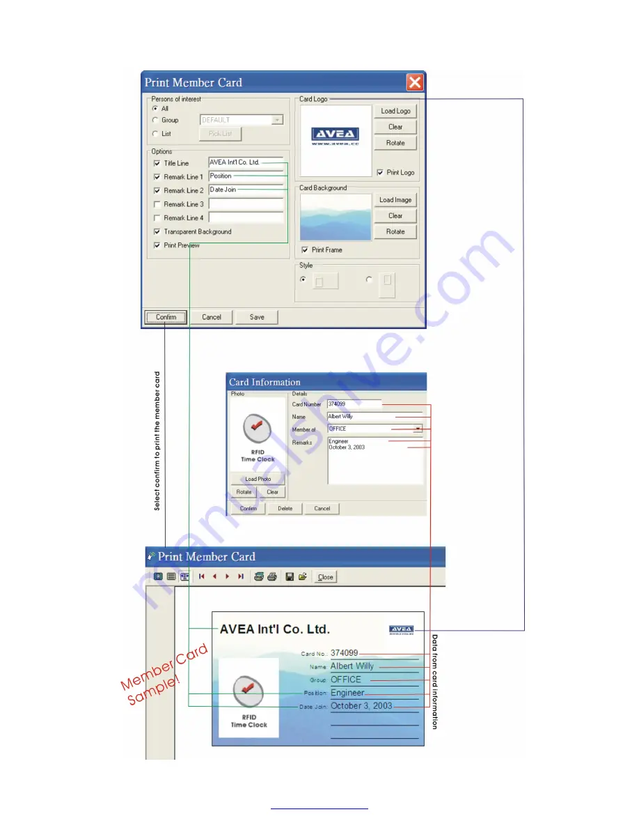 Avea Time Clock V1.2 Скачать руководство пользователя страница 21