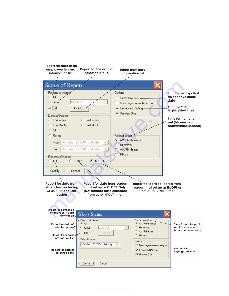 Avea Time Clock V1.2 User Manual Download Page 30