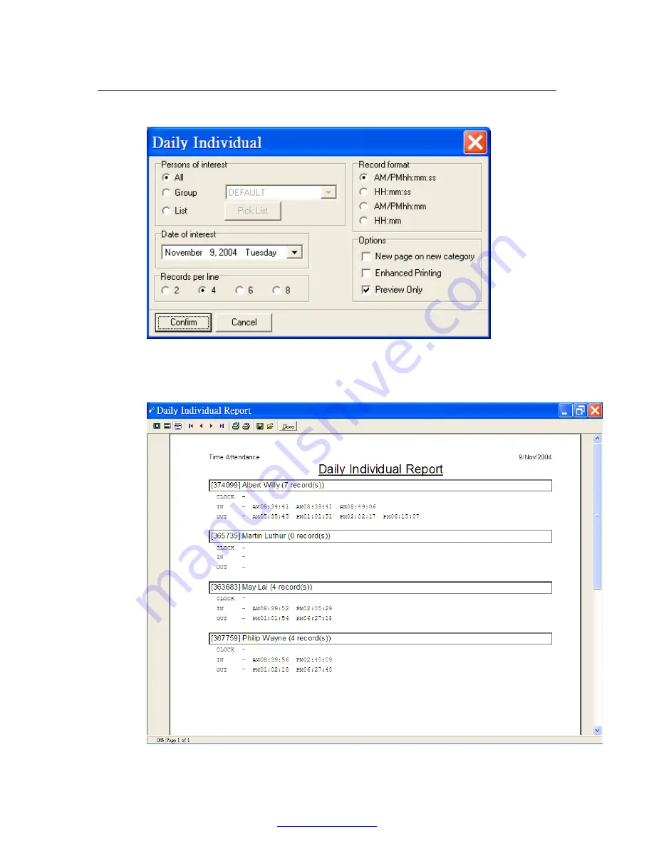 Avea Time Clock V1.2 Скачать руководство пользователя страница 31