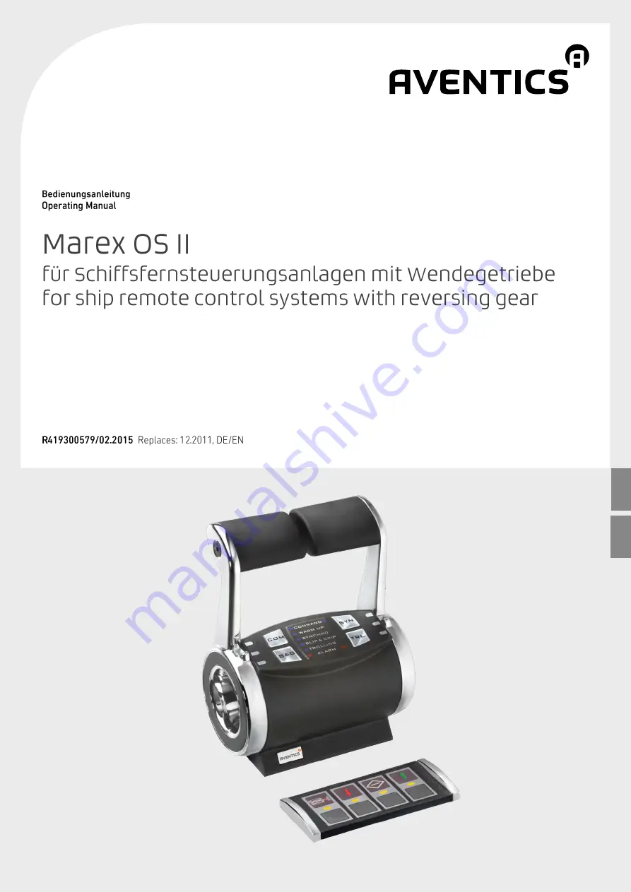 Aventics MAREX OS II Operating Manual Download Page 1