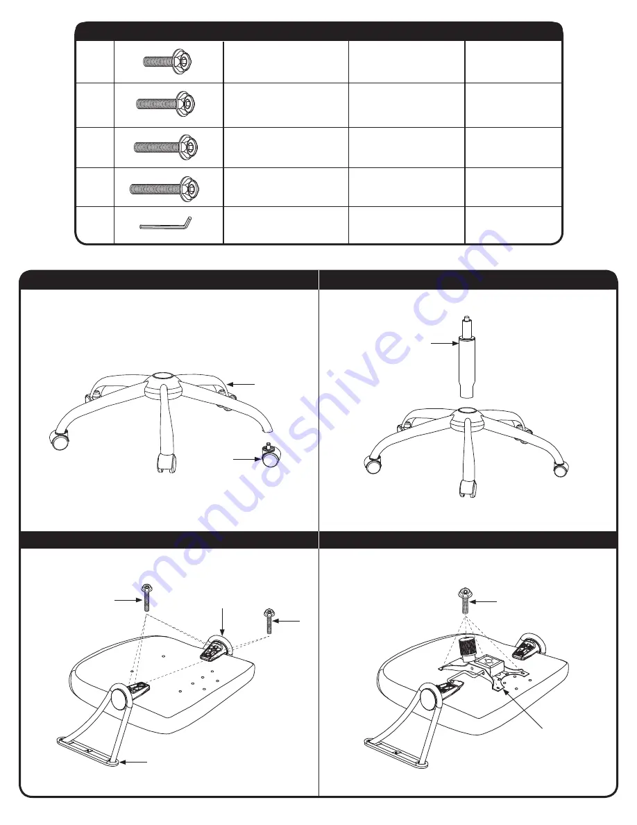 Avenue Six BRIDGEWAY BRD26 Assembly Instructions Download Page 3