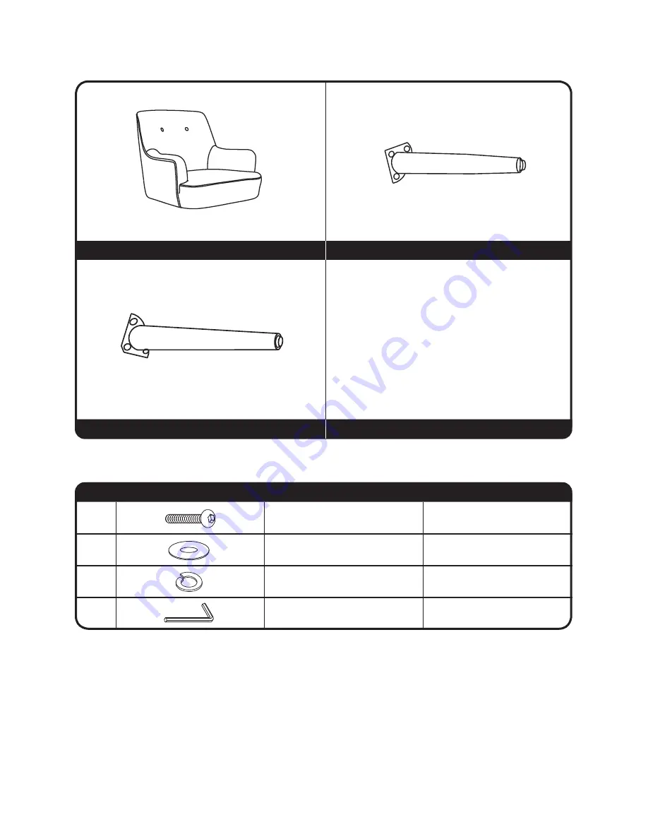 Avenue Six CHATOU CHA51 Assembly Instructions Download Page 2