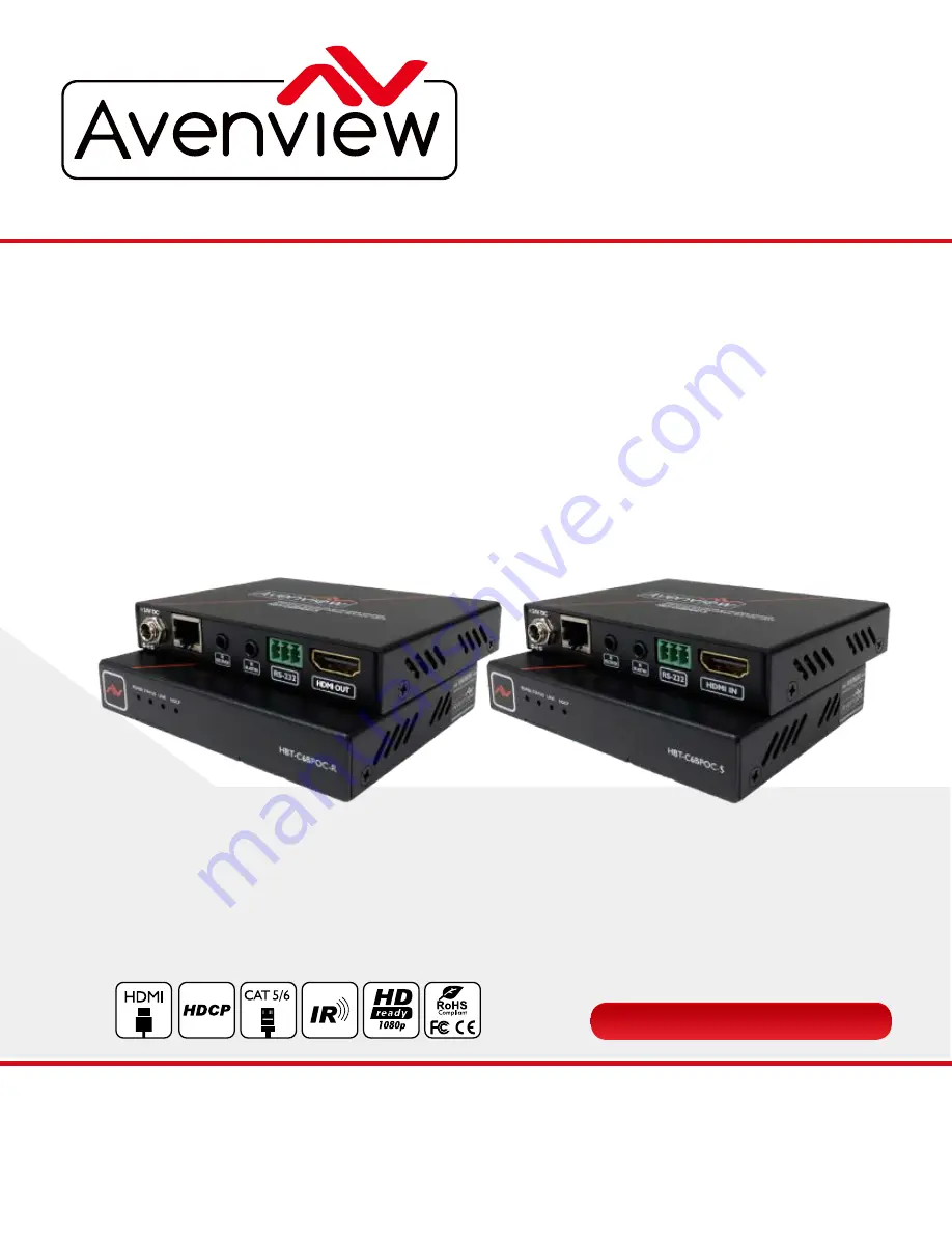 Avenview HBT-C6BPOC-R Скачать руководство пользователя страница 1