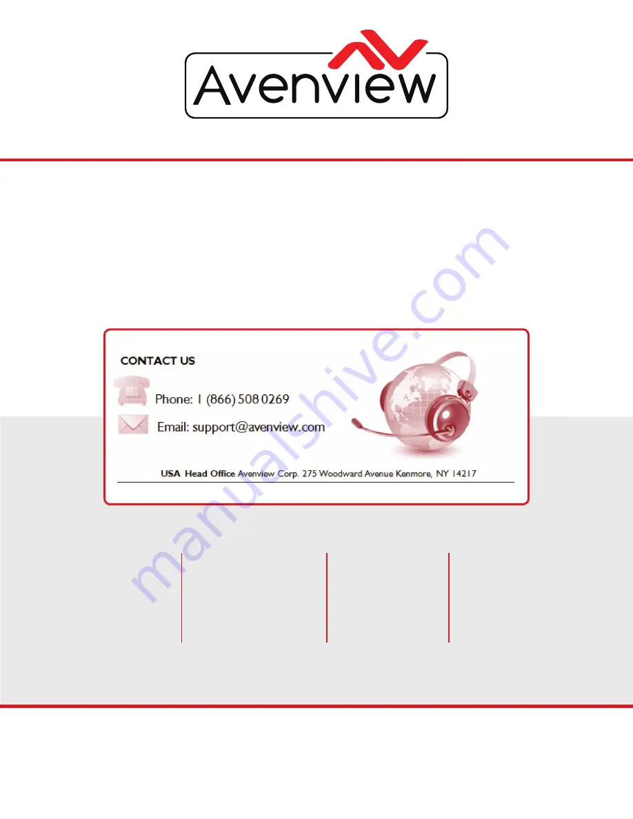 Avenview HBT-C6POE-VGA-S User Manual Download Page 21