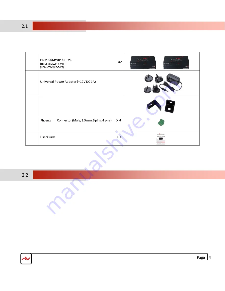 Avenview HDM-C6MWIP-SET-V3 Скачать руководство пользователя страница 7