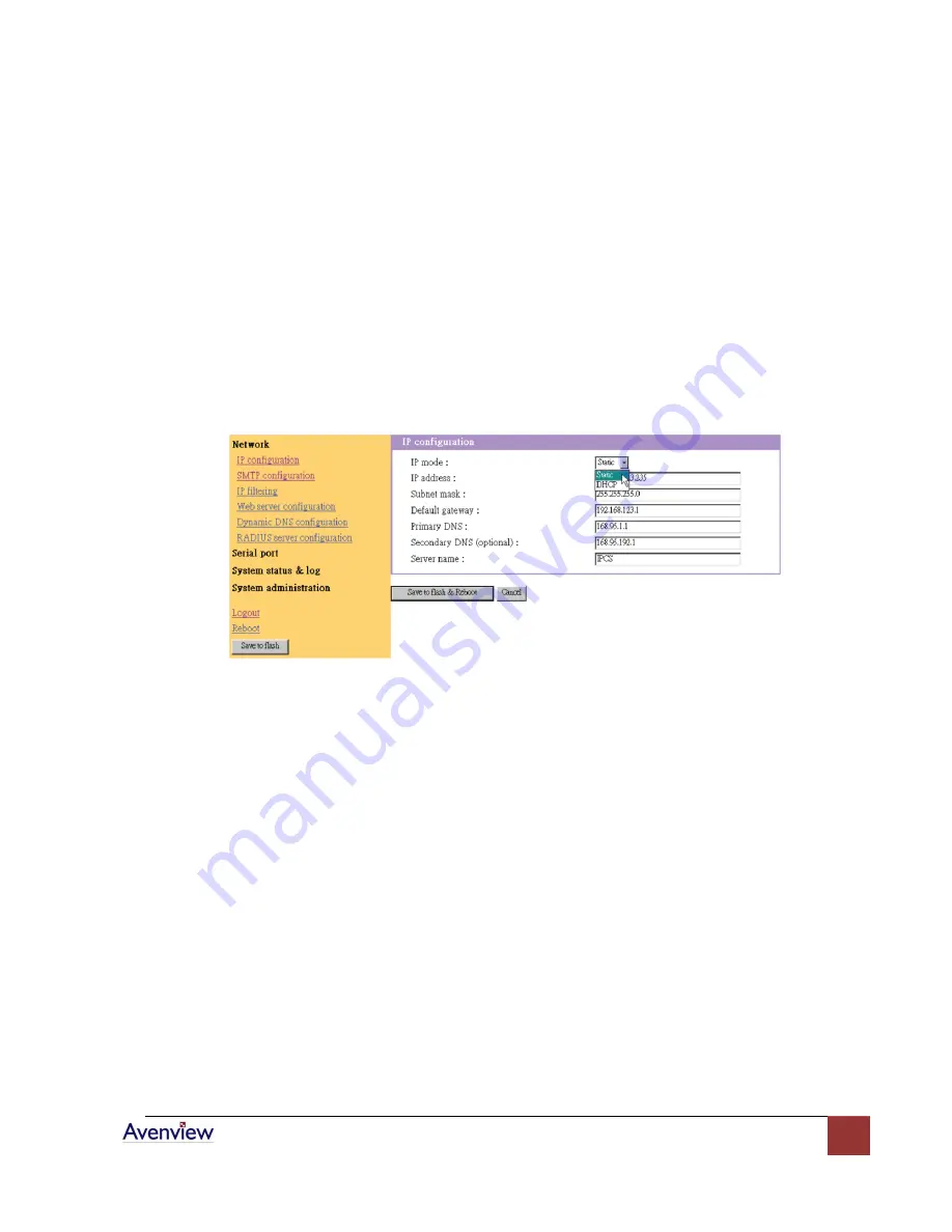 Avenview RTERM Series User Manual Download Page 45