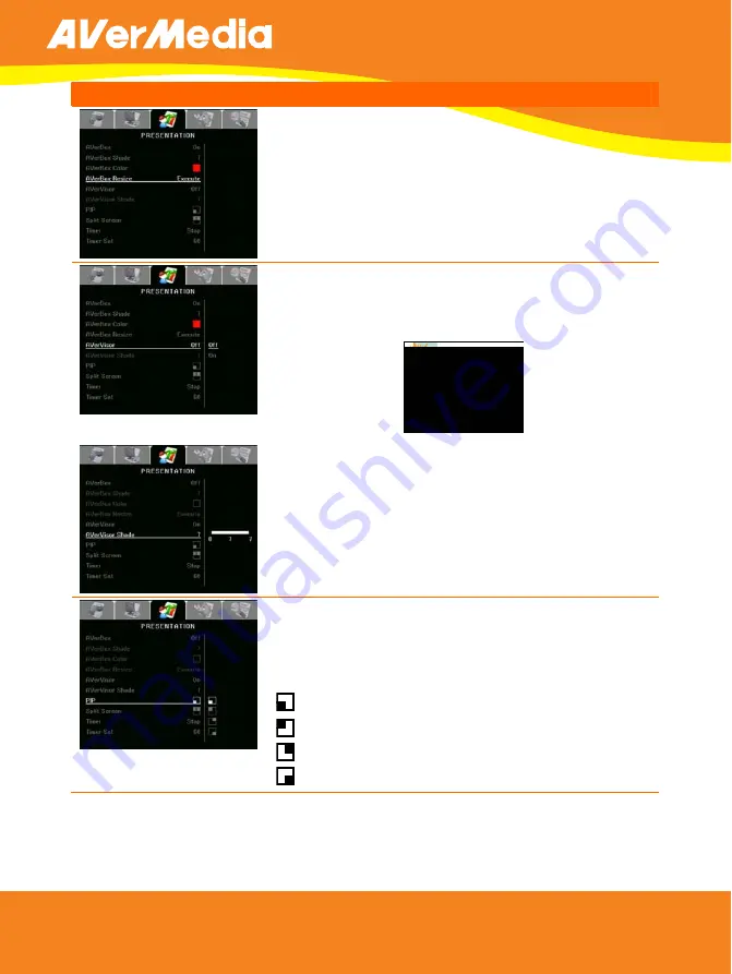 Avermedia AVerVision355af Manual Download Page 25