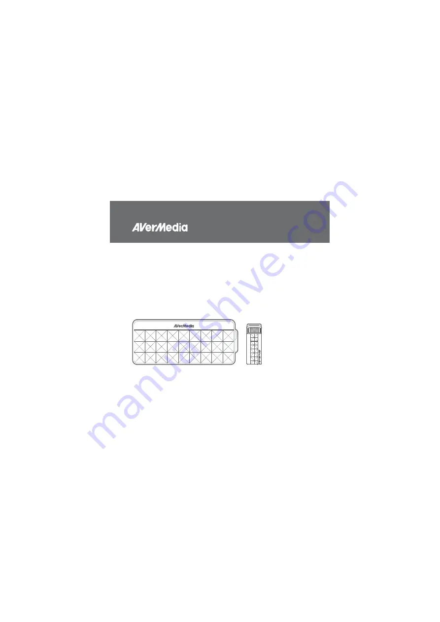 Avermedia AW330 Quick Manual Download Page 1