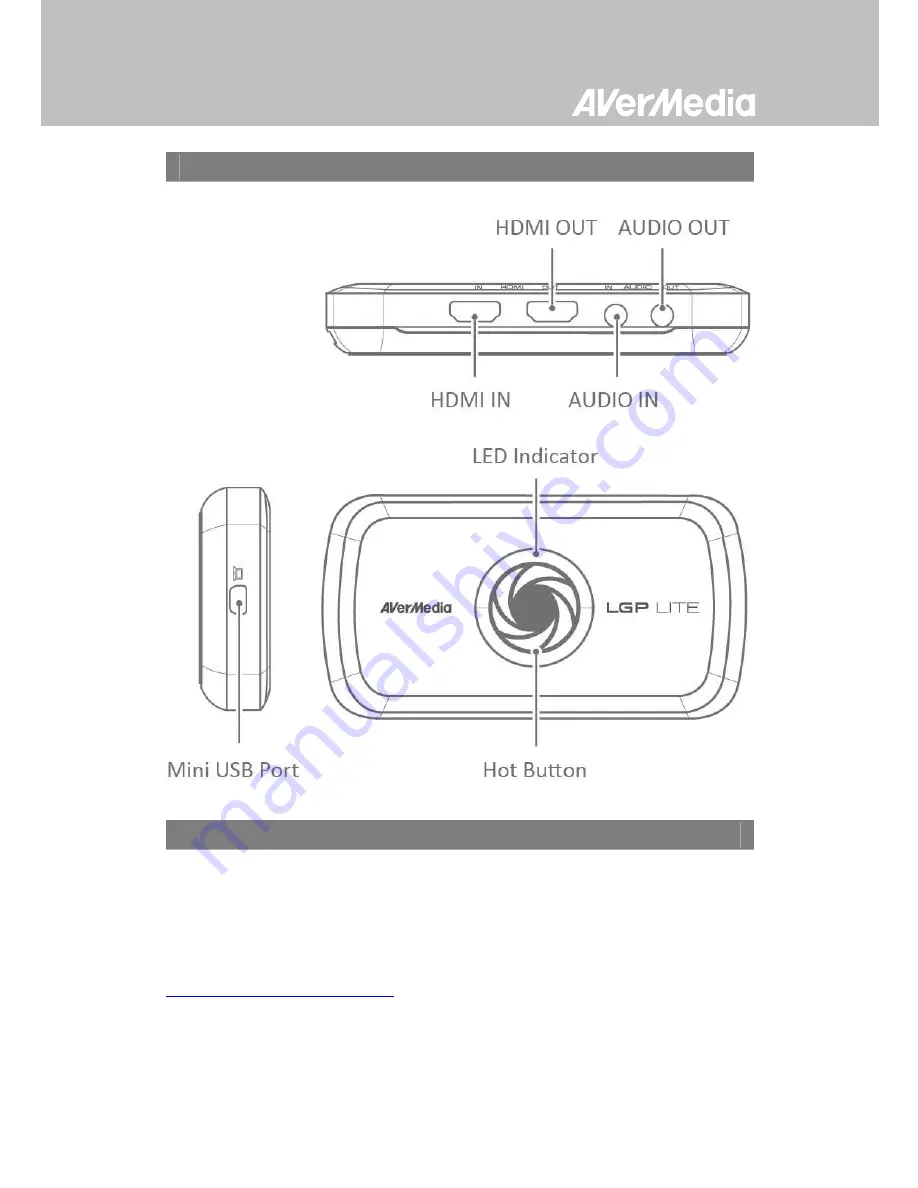 Avermedia lgp lite gl310 Quick Manual Download Page 2