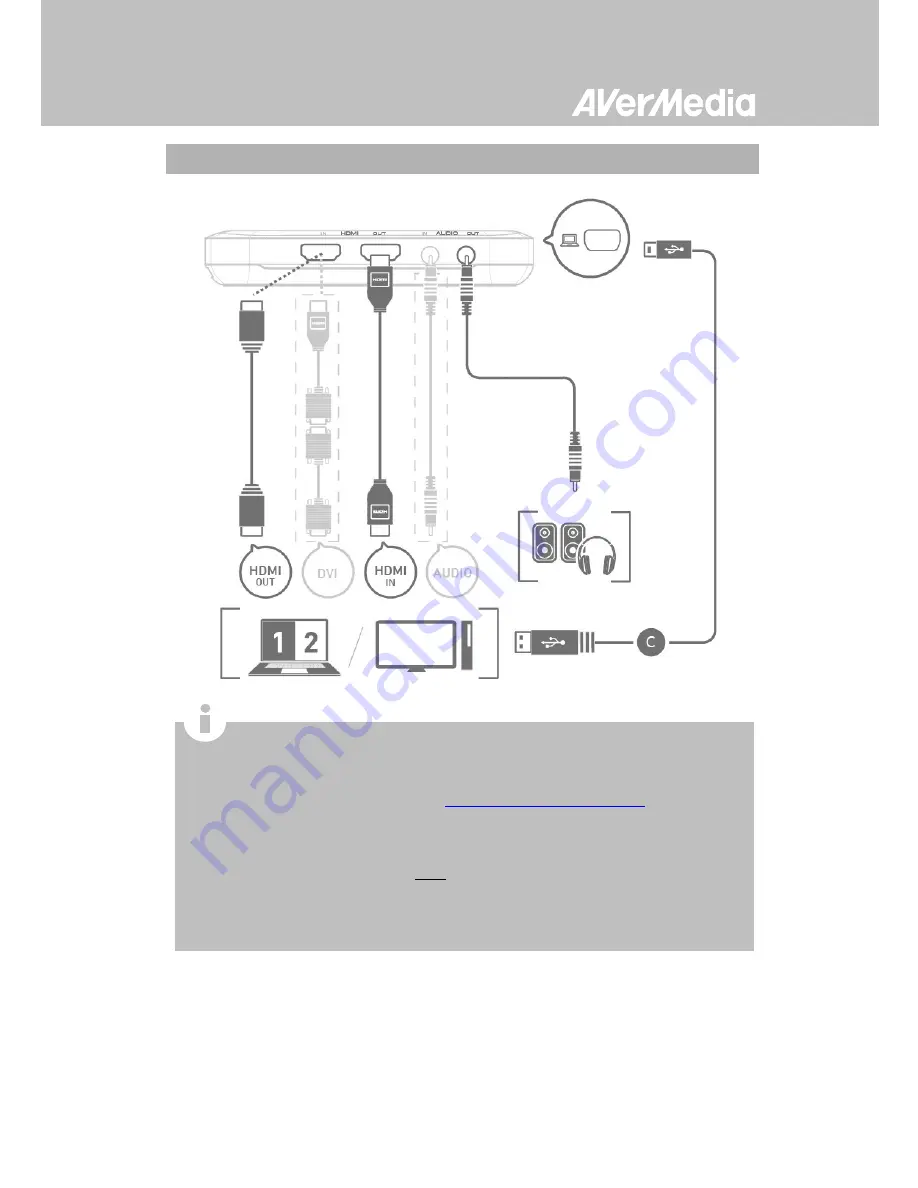 Avermedia lgp lite gl310 Quick Manual Download Page 18