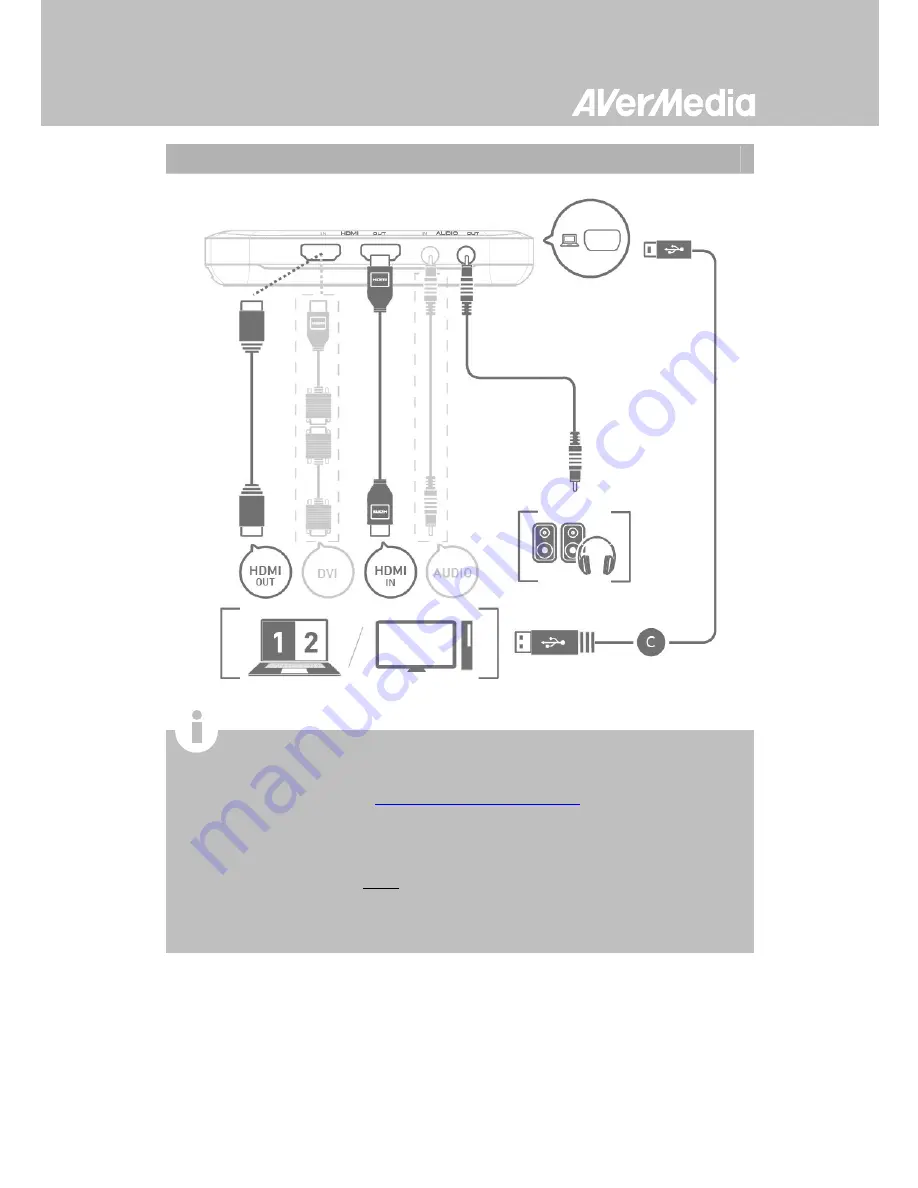 Avermedia lgp lite gl310 Quick Manual Download Page 21