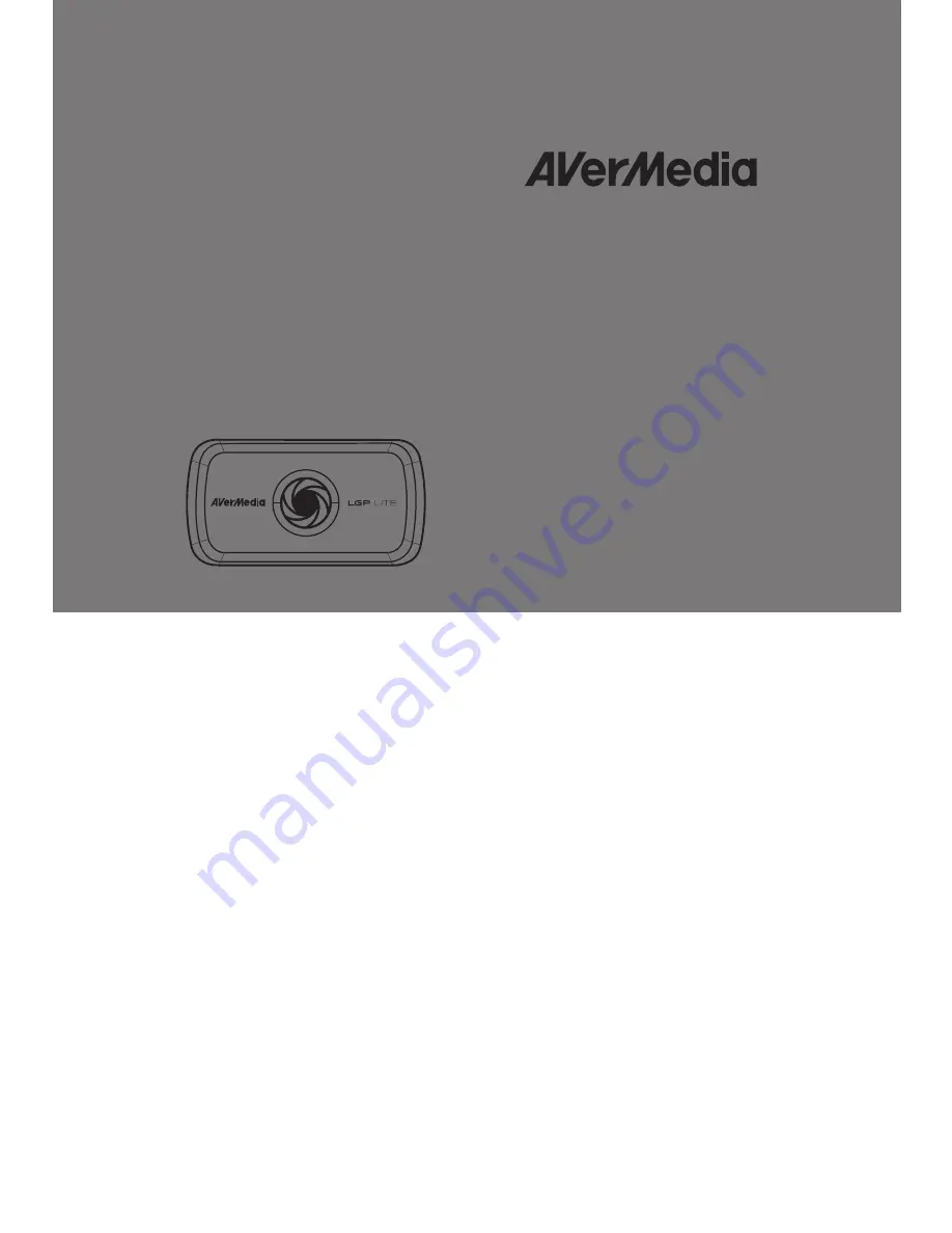 Avermedia lgp lite gl310 Quick Manual Download Page 22