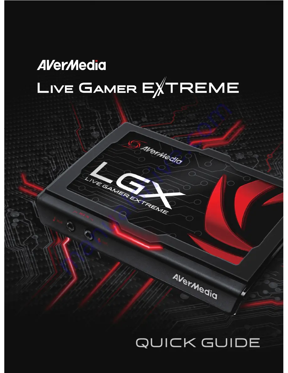 Avermedia Live Gamer Extreme GC550 Скачать руководство пользователя страница 1